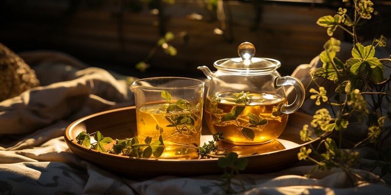 Herbata z liści szałwii na sen